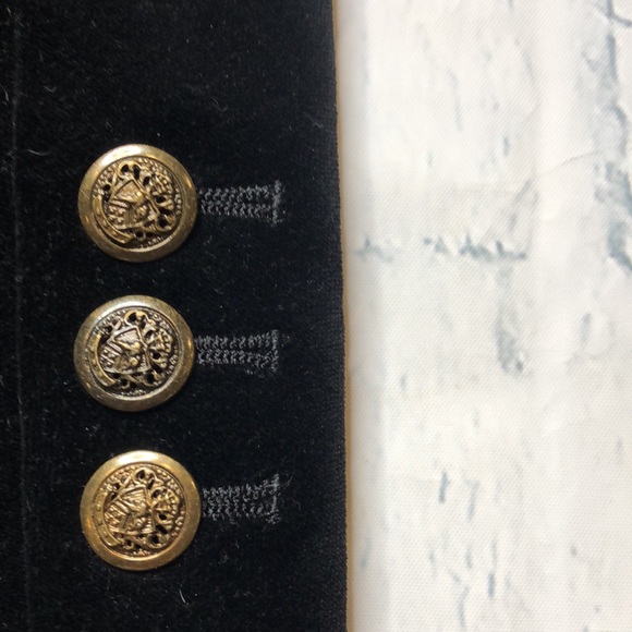 🔹Le Souk Double Breasted Velvet Blazer - Picture 6 of 9